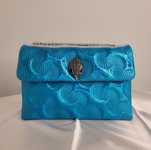 Medium Kensington Leather Convertible Crossbody Bag KURT GEIGER LONDON